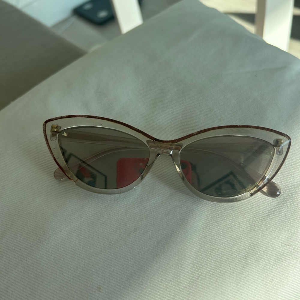 Stella McCartney Brown Cat-Eye Sunglasses